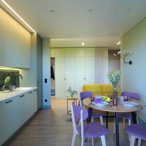 Кварцвиниловая плитка Moduleo Sierra Oak 58346 на частном объекте 