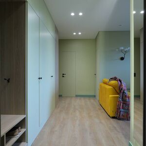 Кварцвиниловая плитка Moduleo Sierra Oak 58346 на частном объекте