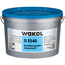 Клей для пробкового покрытия WAKOL D 3540, контактный 5 кг.