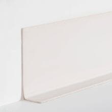 Плинтус PVC гибкий WL60 белый, 60x15, (рулон 50м)